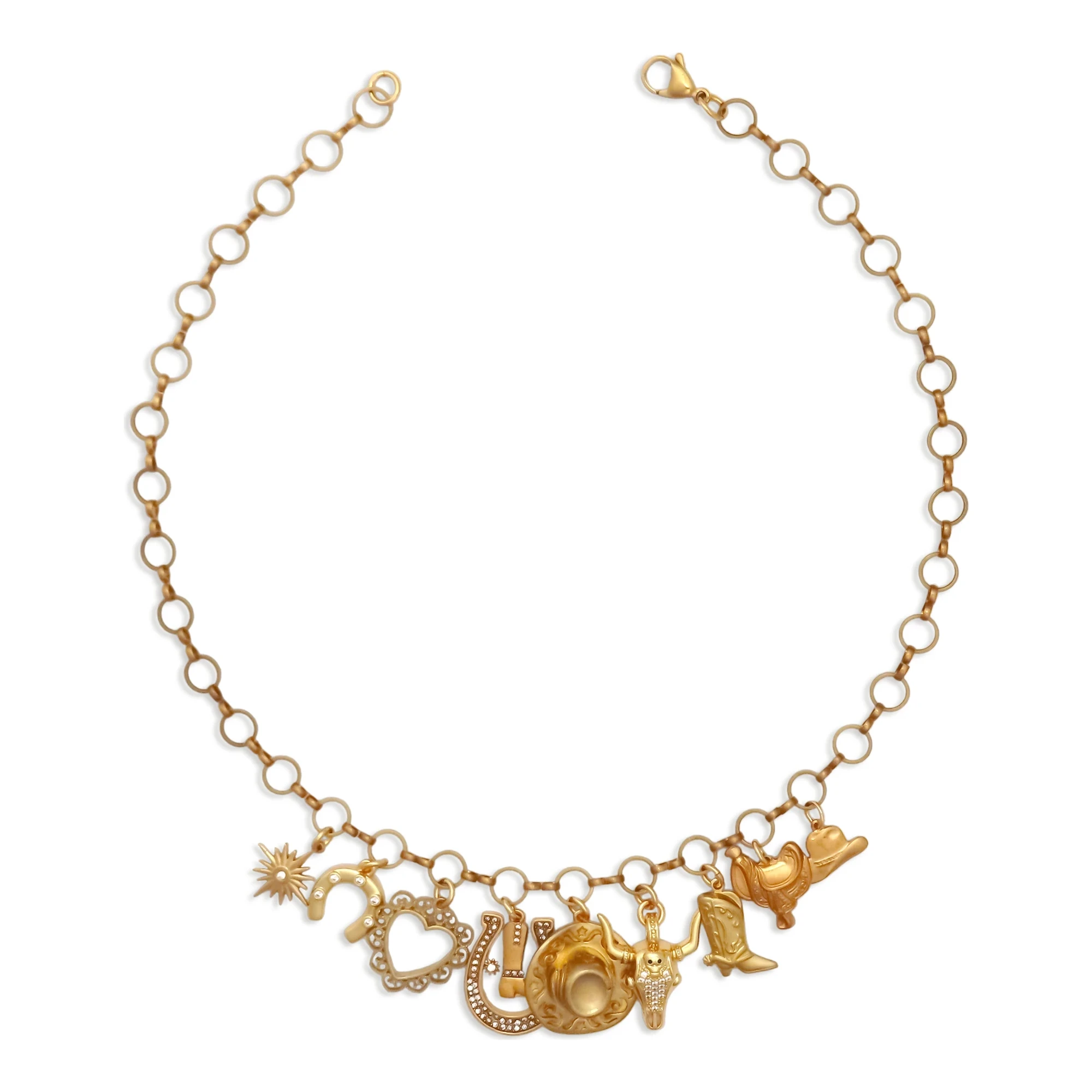 The Wild West Wanderer Charm Necklace
