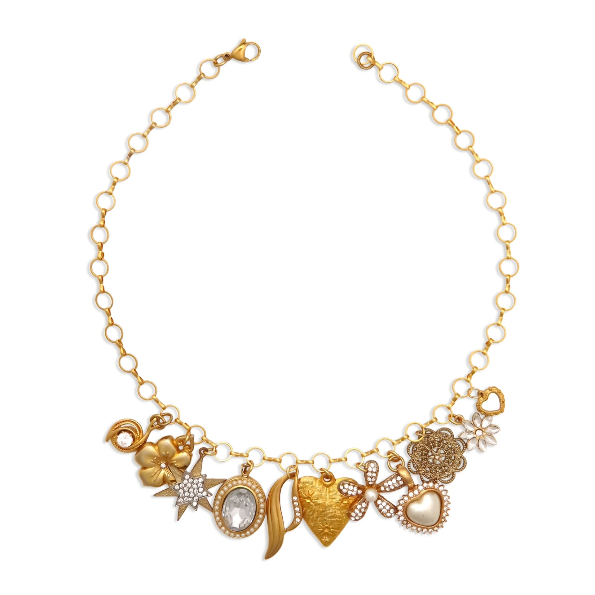 Gilded Heart Necklace