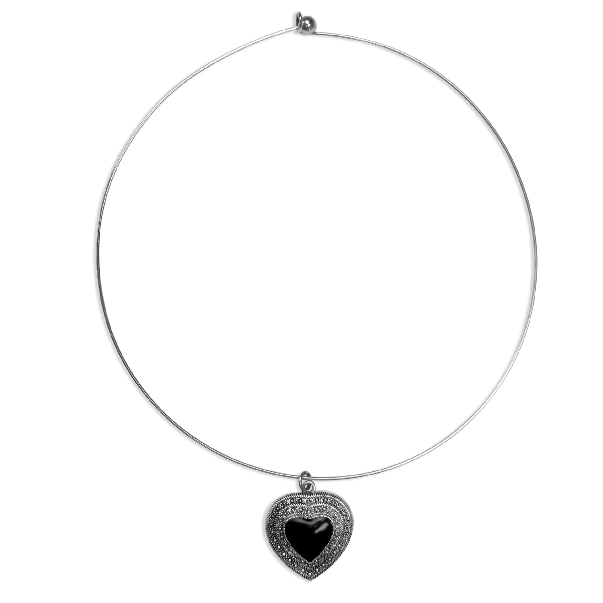 Verona Pendant Collar Silver